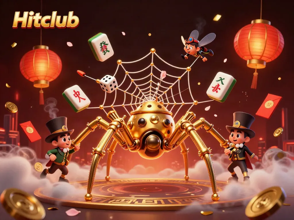 Hitclub transforms gambling with a vibrant steampunk illustration of luck and strategy fused together.