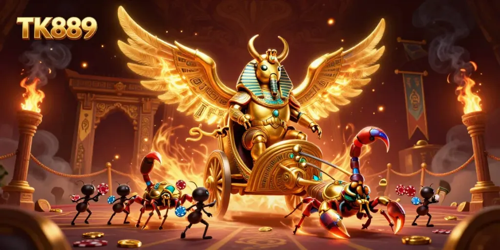 Engage in thrilling fishing games and betting at TK889 with dynamic casino elements.
