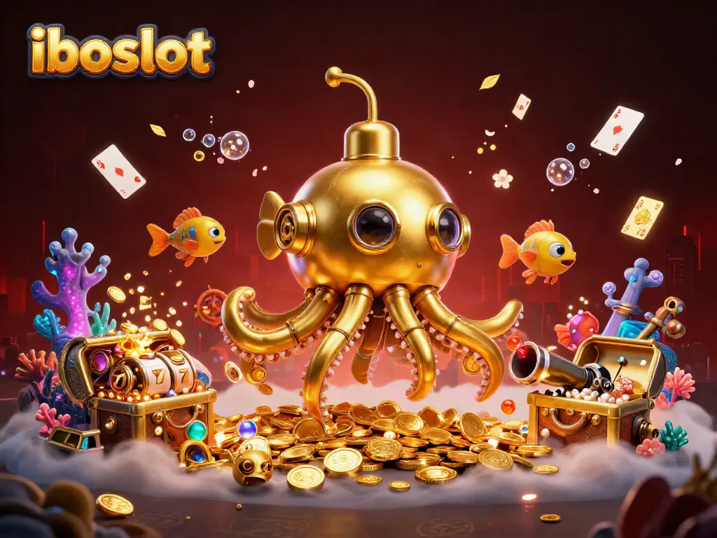 Experience winning with iboslot in a captivating underwater treasure scene.