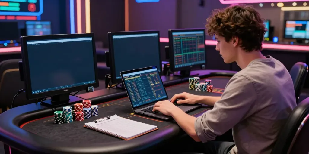 Pemain menggunakan dewalangit login di ruang bermain modern dengan teknologi togel terbaru.