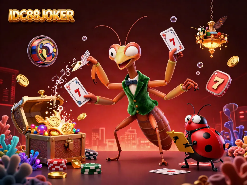 Engage in thrilling gameplay at IDC88JOKER with unique slot reels and captivating Casino atmosphere.