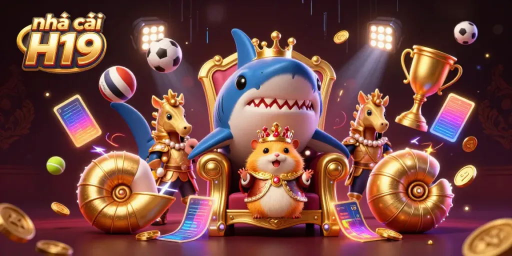 Experience thrilling games at nhà cái H19 with a fierce hamster king and dynamic sports gaming elements.