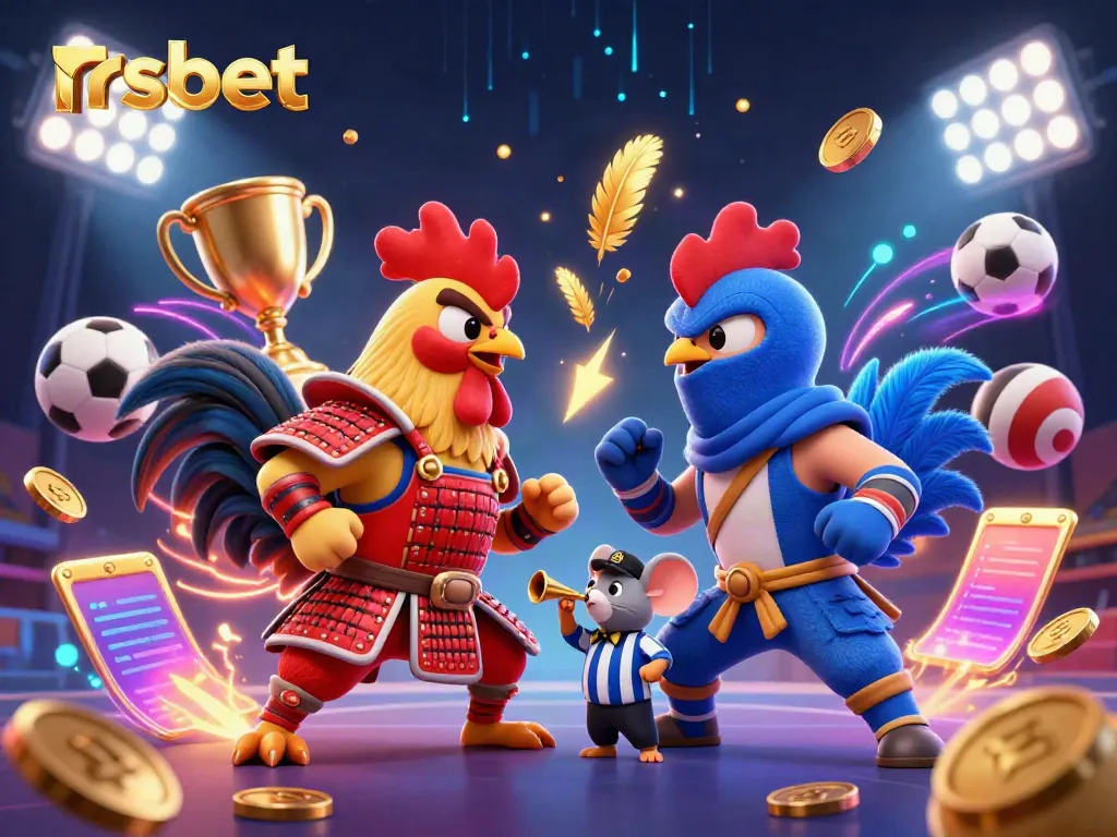 Engage with the thrilling duel of roosters in samurai and ninja armor at rsbet, boasting dynamic sports elements.