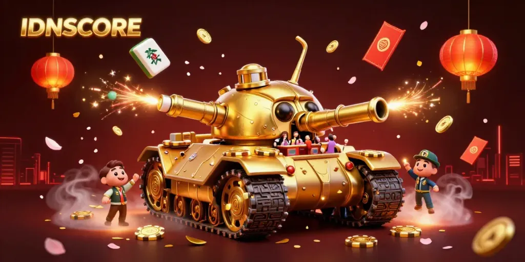 Experience the IDNSCORE gaming adventure with vibrant visuals and immersive casino elements.